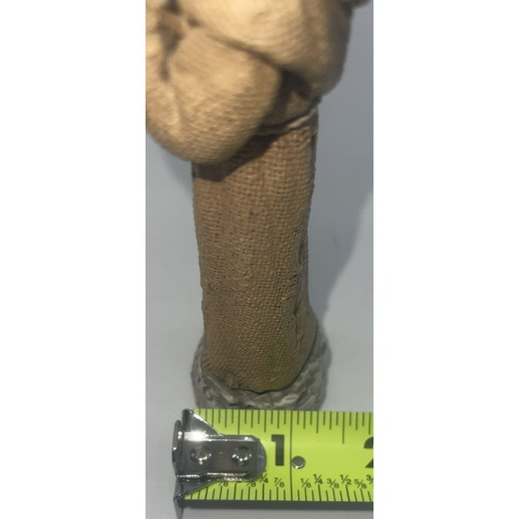 Saint Francis & Dove Statue Dipinto A Mano Assisi 5.5" Tall Eros P Signed - Picture 10 of 12